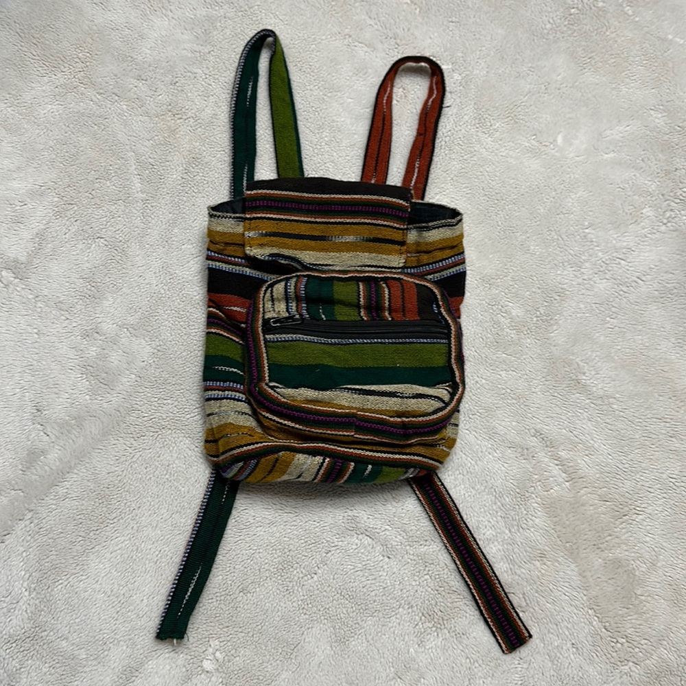 Handmade backpack from Guatemala